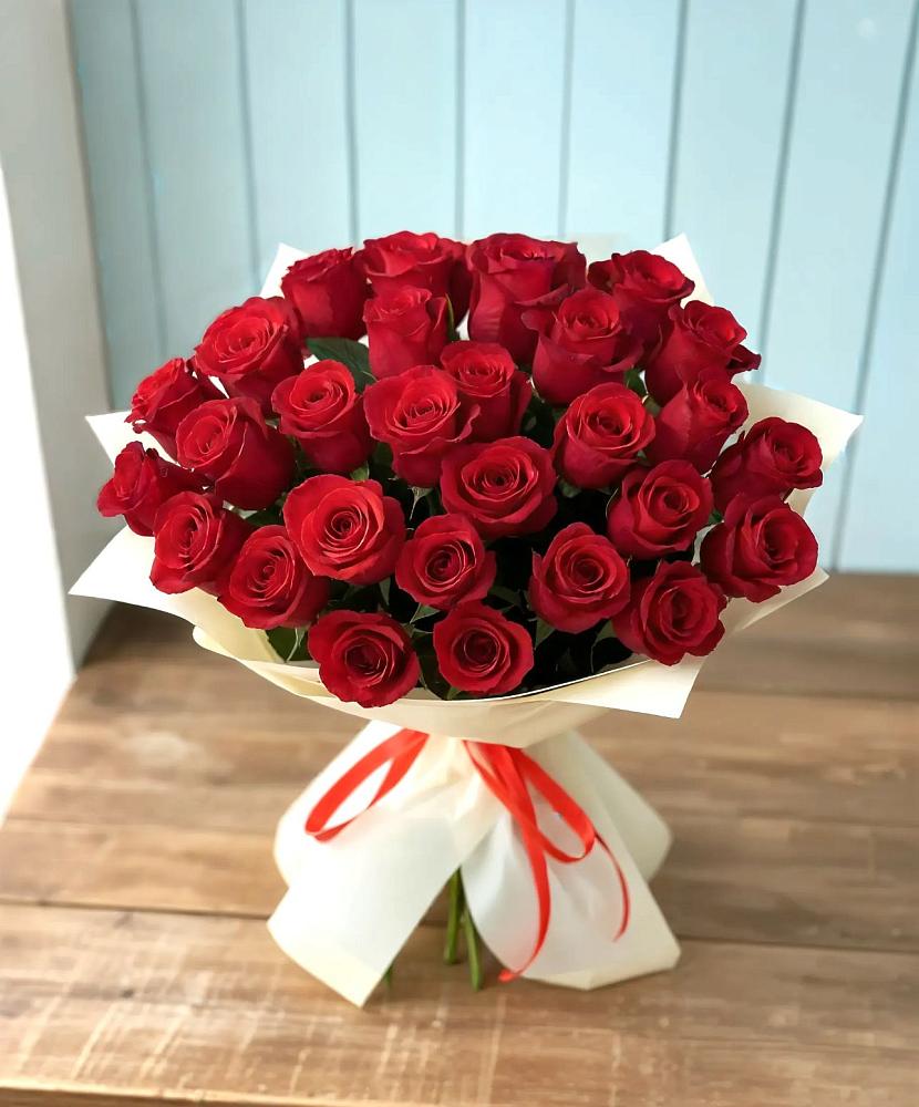 Букет 29 Красных роз в Раздольной