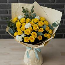 Букет цветов из:  Розы в Раздольной