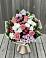Букет цветов из: Альстромерии, Гвоздики, Розы и Хризантемы в Раздольной