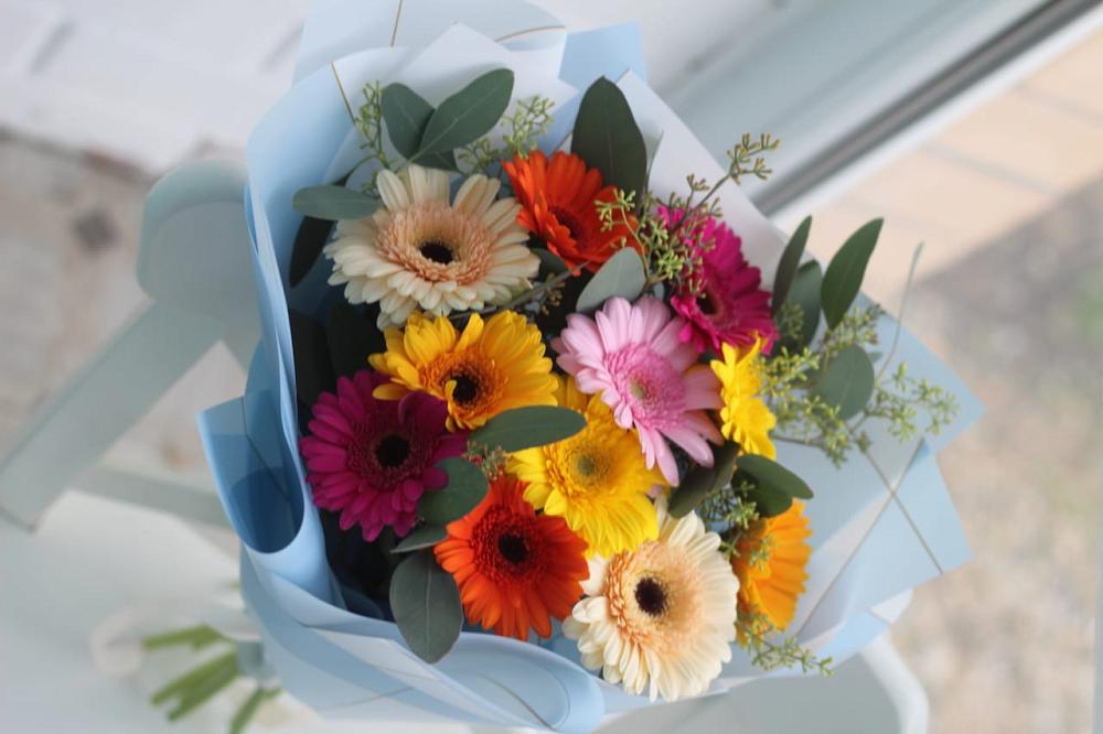 Букет цветов из: Герберы в Раздольной