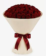 Букет 101 Бордовая роза Блэк Бакарра в Раздольной