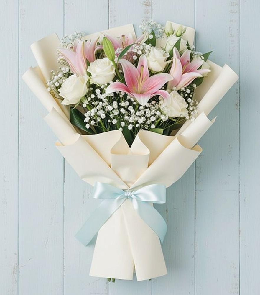 Букет цветов из: Лилии в Раздольной