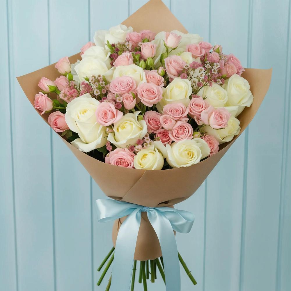 Букет цветов из: Розы в Раздольной