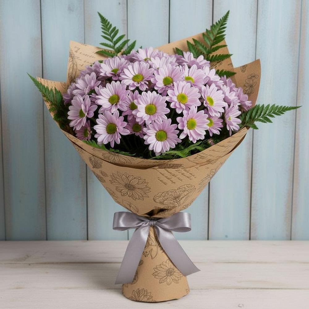 Букет цветов из: Хризантемы в Раздольной