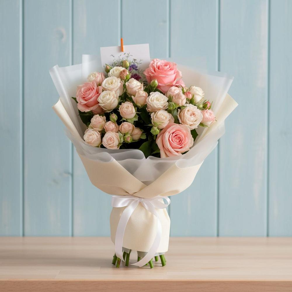 Букет цветов из: Розы в Раздольной