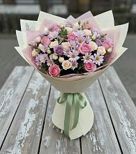 Букет цветов из:  Розы и Хризантемы в Раздольной