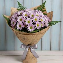 Букет цветов из:  Хризантемы #REPLACE_PRED# Раздольной