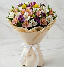 Букет цветов из:  Альстромерии #REPLACE_PRED# Раздольной