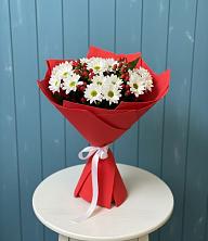 Букет цветов из:  Хризантемы в Раздольной