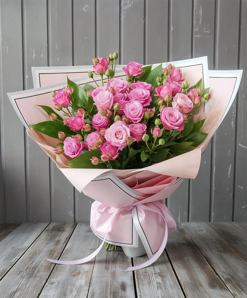 Букет Розовый кустик в Раздольной