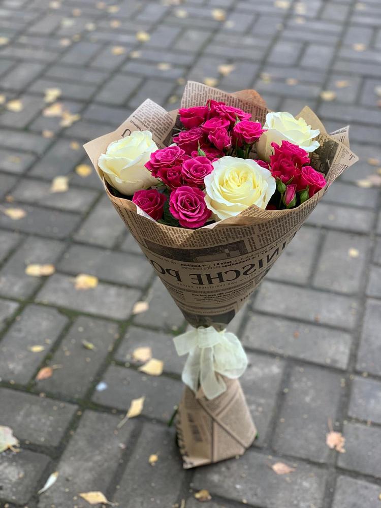 Букет цветов из: Розы в Раздольной