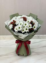 Букет цветов из:  Хризантемы #REPLACE_PRED# Раздольной